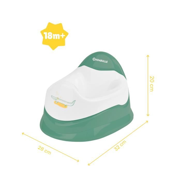Badabulle Learning pot with removable bowl, Non-slip, Ergonomic seat