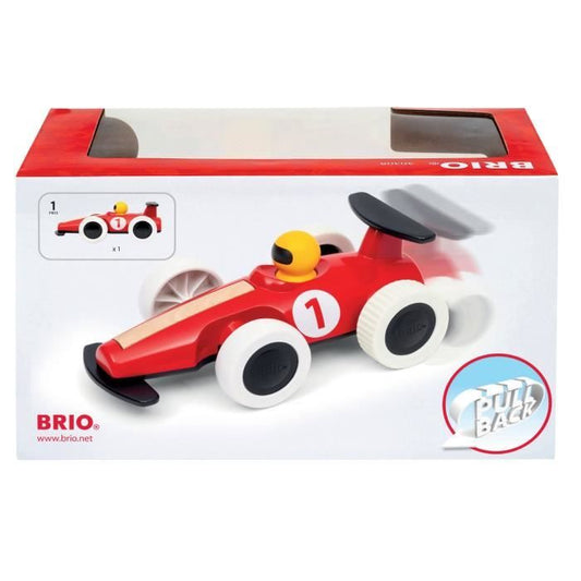 Large racing car with retrofrimration - Premier AGE awakening toy -73123503087 - Brio World