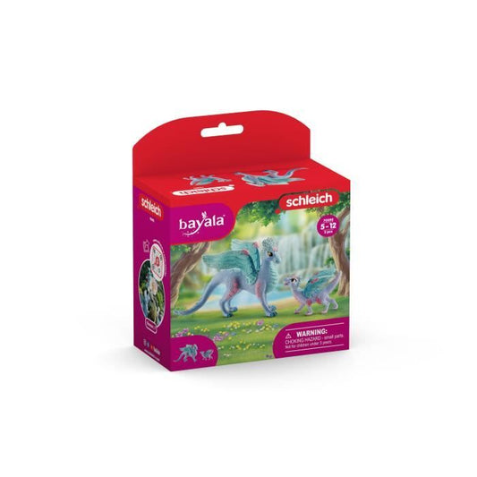Schleich - Flower dragon with its little one - 70592
