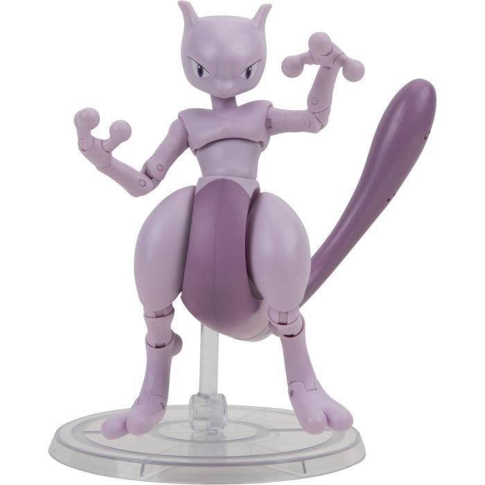 Figurine - BANDAI - Pokémon Mewtwo - 12 cm, ultra articulated and very detailed