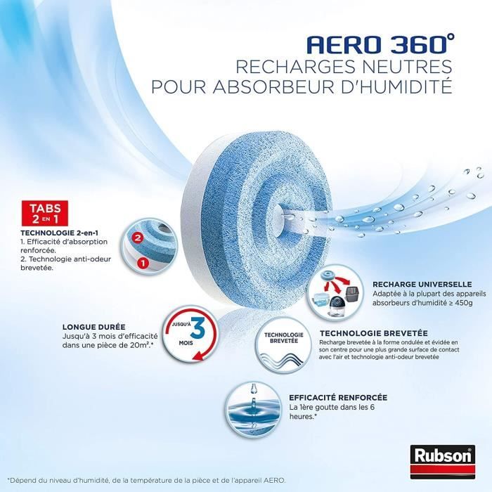 2 recharges aero 360 x 12 - RUBSON