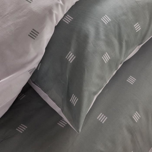 Bedding set - TODAY Crazy - Graphic print - 2 people - 220 x 240 cm - Grey