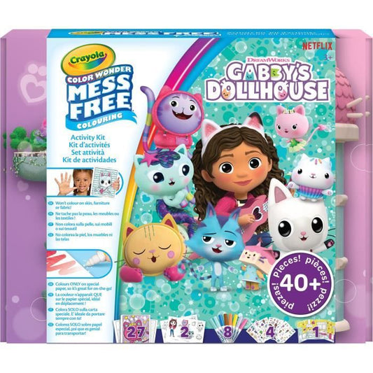 Coloring - CRAYOLA - Color Wonder Activity Kit Gabby's Dollhouse - Colorful activity box! Ages 3 and up