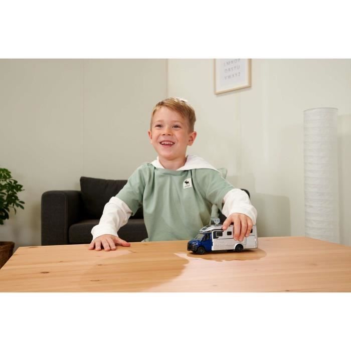 Majorette - Mercedes Camper Van - 19 cm - Opening doors - Sound and light