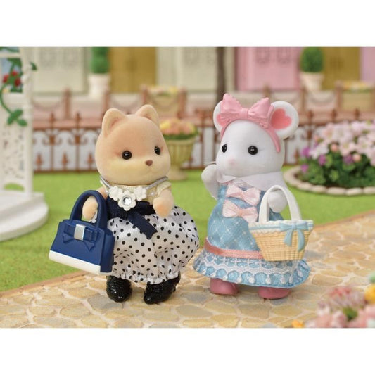SYLVANIAN FAMILIES Fashion and big sister caramel dog suitcase For Children