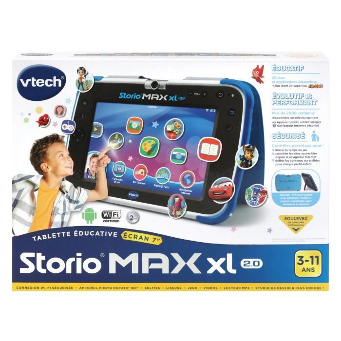VTECH - Console Storio Max XL 2.0 7 Blue - Educational Tablet Child 7 Inches
