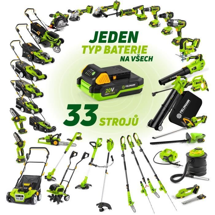 Cordless brush cutter - FIELDMANN - 20V - 30 cm cutting length - Battery and charger not included