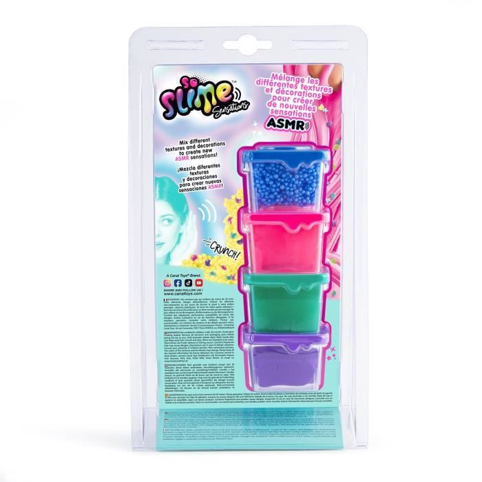 Canal Toys - So Slime DIY - Mix'in Sensations 4-pack - Creative Hobbies - SSC 232 - Canal Toys