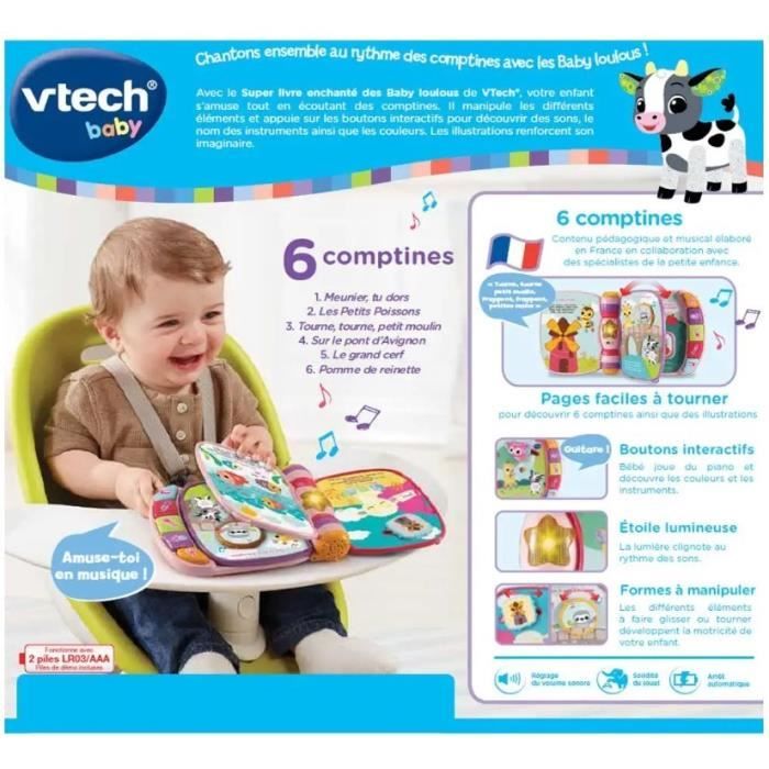 VTECH BABY - Super Enchanted Book of Baby Kitties - Pink