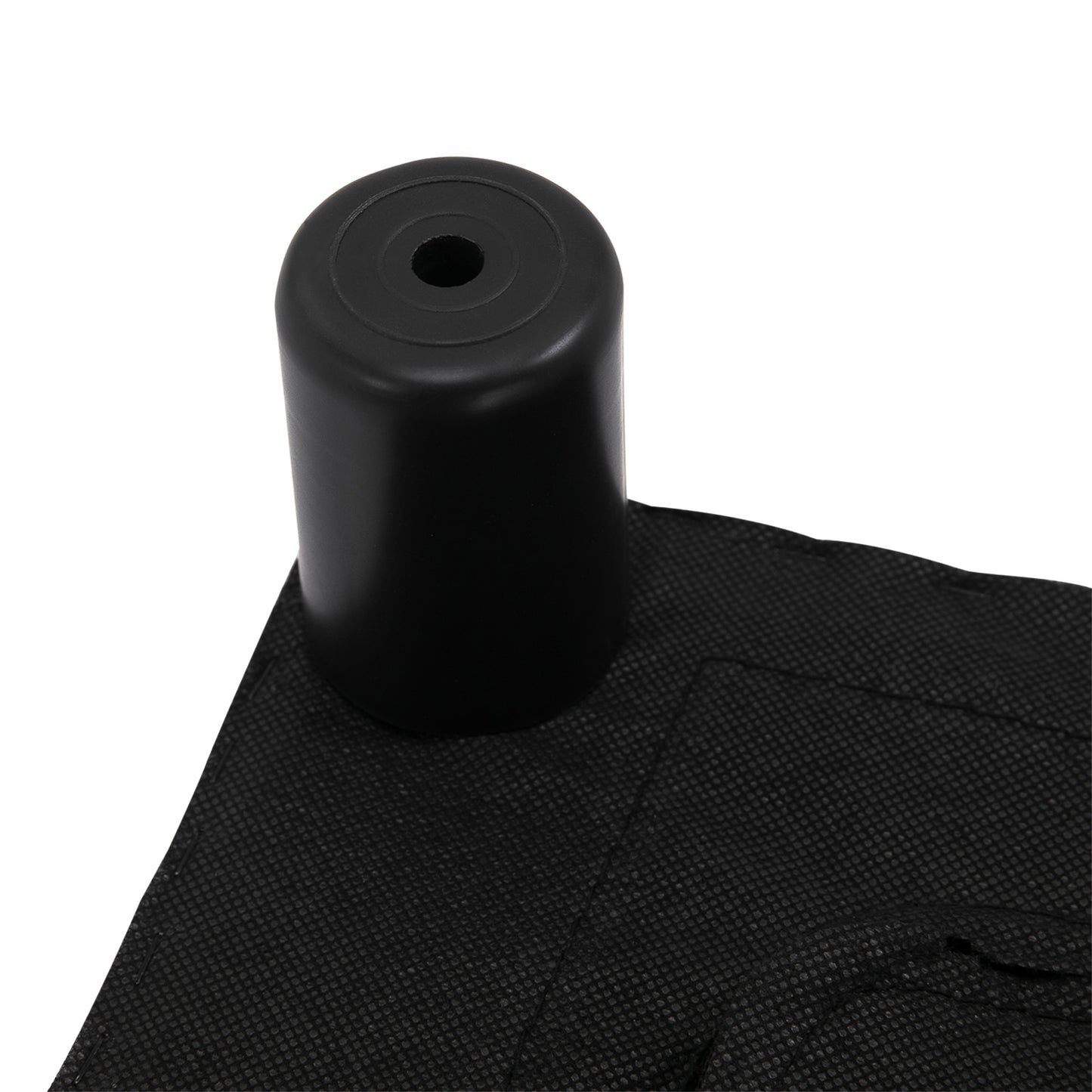 HOMCOM Sitzhocker Hocker mit Kunstleder Moderner Fußhocker Kunstlederhocker Ottomane für Schlafzimmer, Wohnzimmer, Weiß