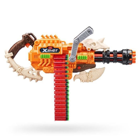 Belt Blaster - ZURU - XSHOT Insanity HorrorFire Dread Hammer - Blaster with 35-dart belt and 30-meter range
