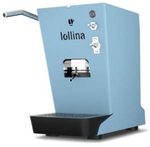 Lollocaffè Lollina+ Macchina da Caffè Turchese + 40 Cialde 44mm