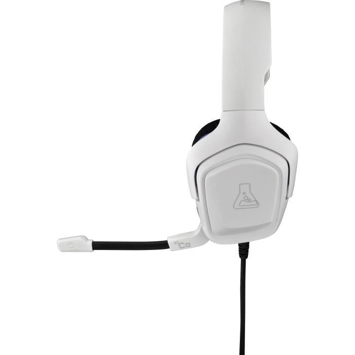 THE G-LAB Korp Cobalt Gaming Headset Compatible with PC, PS4, Xbox One - White