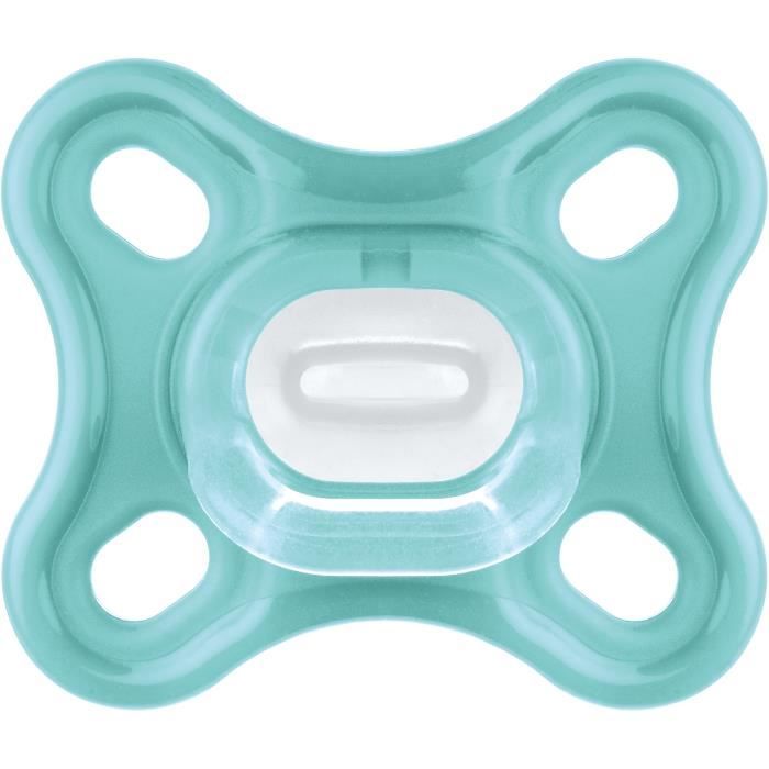 MAM Comfort Physiological Pacifier +0m Blue Set of 2 + Storage Box