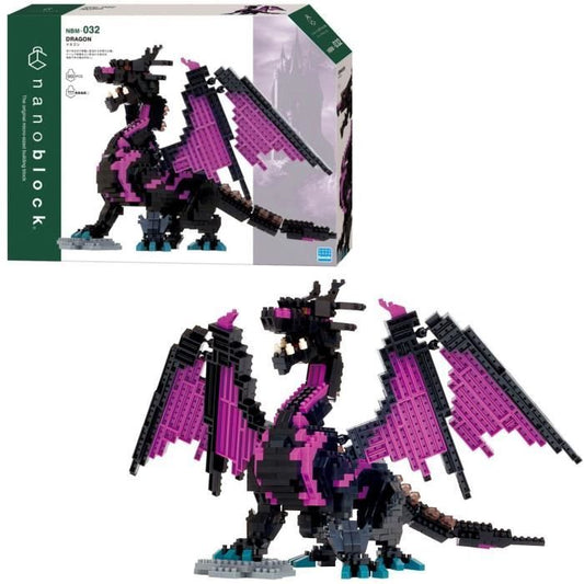 Brick Figure - BANDAI - NANOBLOCK - Dragon Deluxe - 960 pcs