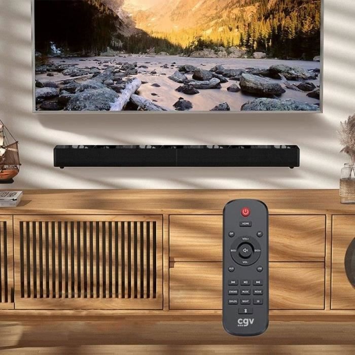 Soundbar - CGV - BDS ALTO - Integrated subwoofers - 80W - HDMI ARC and Optical