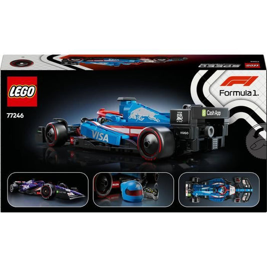 LEGO Speed Champions 77246 F1 Car Visa Cash App RB VCARB 01 - Gift Idea for Adults