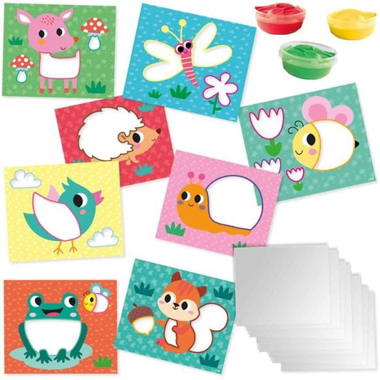 Eco Finger Paint Cards - SES CREATIVE - Express yourself with finger paint and sheets of paper.