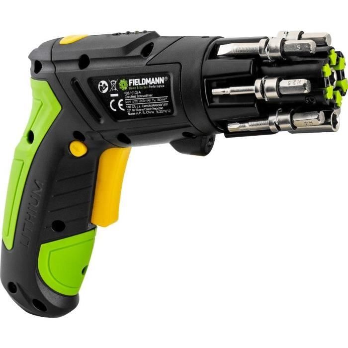Tool set with cordless screwdriver - Fieldmann - FDG 5018-108AR
