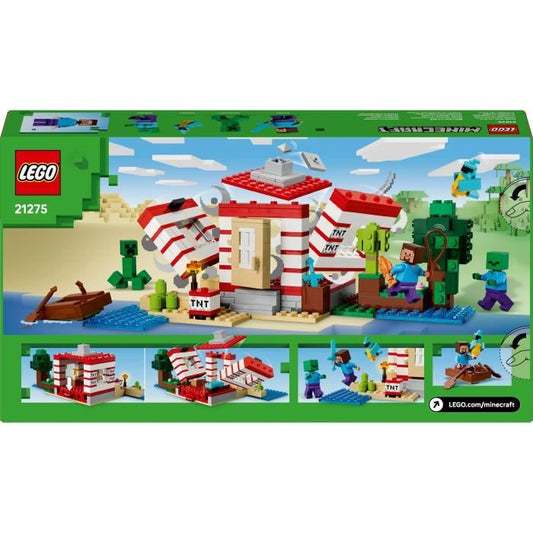 LEGO Minecraft 21275 Jungle TNT House - Building Set for Girls Ages 8