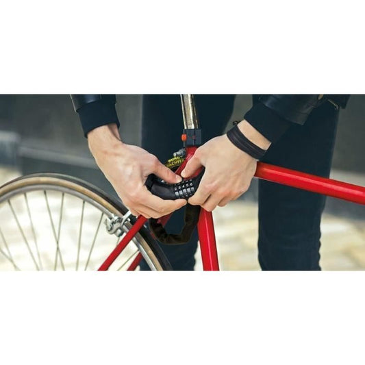 Bike chain lock - BURG WACHTER - 280 C 90 BLACK - 6 mm steel, sheathed, code