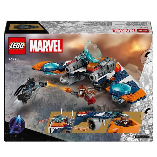 LEGO 76278 Marvel: Rocket vs. Ronan's Spaceship, Guardians of the Galaxy Toy, Ship and Minifigures