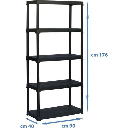 Tood Etagere 5 Tablets Dimensions H176x90x40