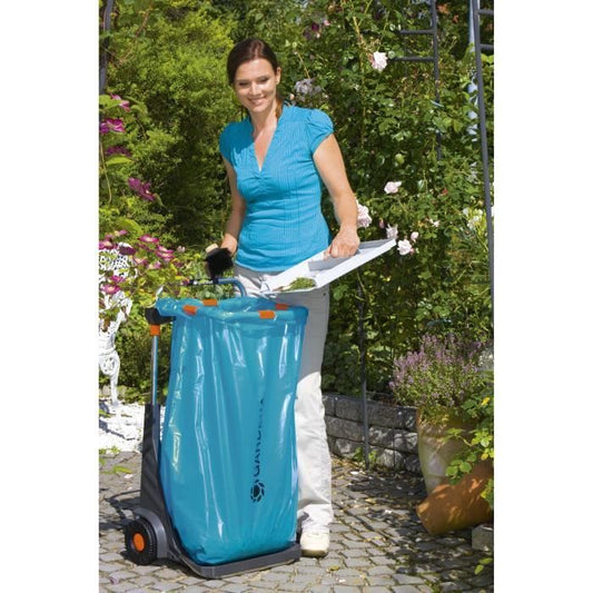 GARDENA Mobile garden cart-Metal frame-Adjustable bag height-entirely waterproof-70kg max-(232-20)