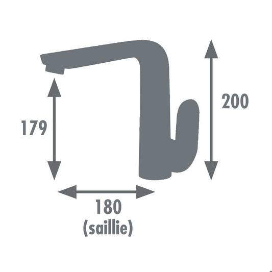 Rousseau Faucet Kitchen Mixer Davao - Without shower