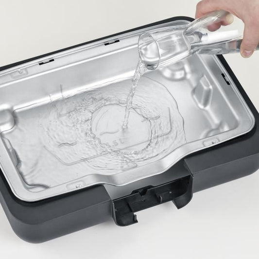 Electric table barbecue - SEVERIN - PG8556 - Plancha grill with ribbed non-stick plate
