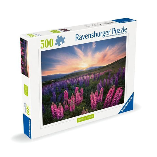 Puzzle 500 pieces Lupins (Nature edition), Ages 12 and up, High quality puzzle, 12000688, Ravensburger