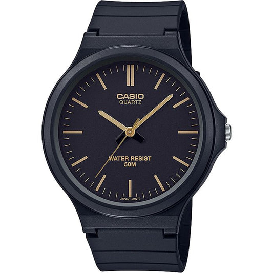 Watch - CASIO - MW-240-1E2VEF - Black - Resin - 5 bar water resistance