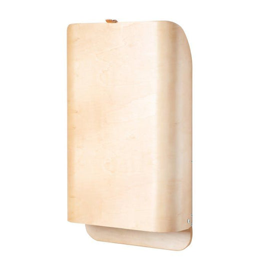 Wall-Mounted and Folding Changing Table - ROBA - Natural Wood - Integrated Shelves - Minimalist Design