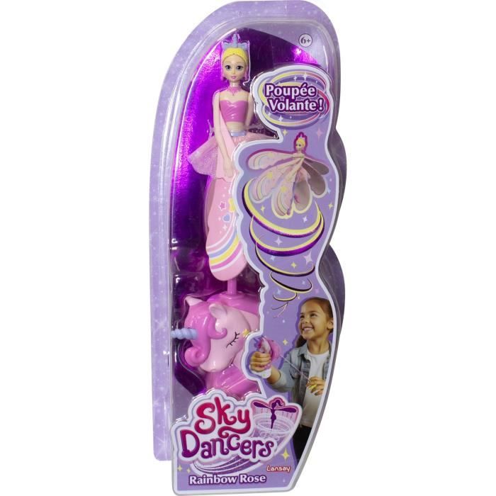 Sky dancers - LANSAY - Rainbow Rose - Flying doll - From 6 years old