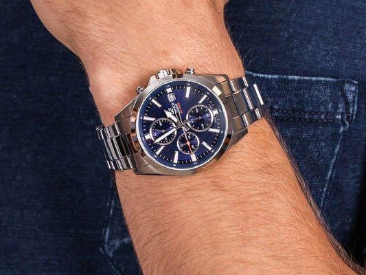 CASIO - Stainless steel watch - EDIFICE - Gray