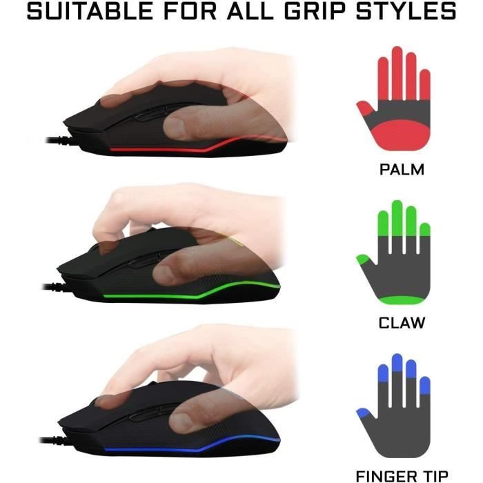 THE G-LAB KULT HELIUM Mouse 2400 DPI - Backlit