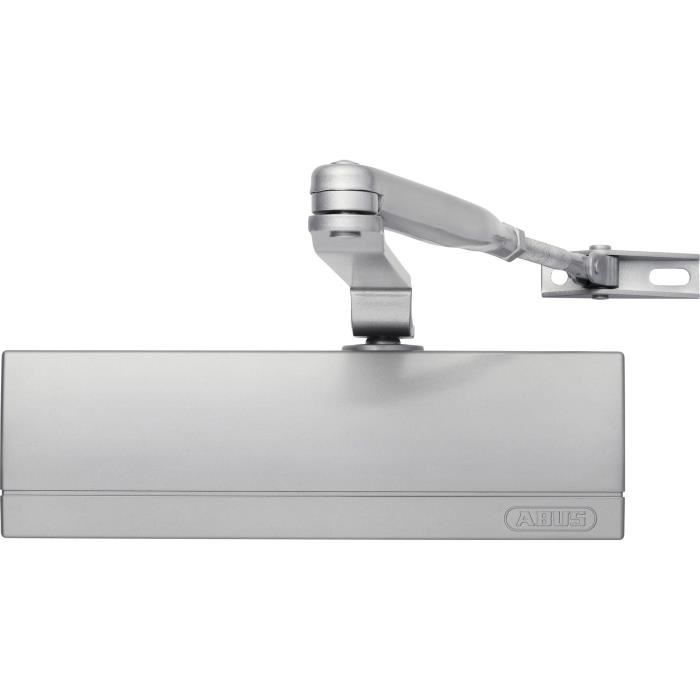 Door closer - ABUS - AC6124 S - Quiet and secure closing for offices and apartments up to 1.10 m - Max 80 kg - Adjustable
