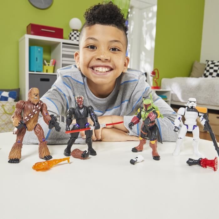 MixMashers Star Wars, customizable Boba Fett figurine to mix and match with accessories