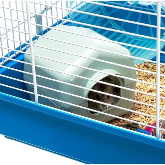 Cage - FERPLAST - PAULA TUBE LINE - 46 x 29.5 x 24.5 cm - Blue