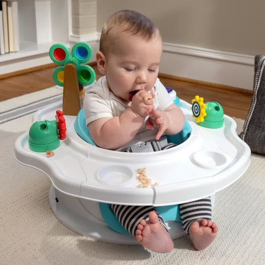 BABY EINSTEIN SuperSeat 3 in 1 Activity Seat - Table Booster Seat with Play Arch with Interactive Toys