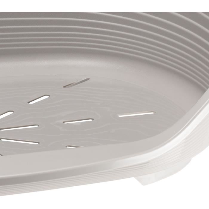 SIESTA DELUXE Basket-Basket Size 8 - 82*59.5*25 cm - Light Grey - FERPLAST
