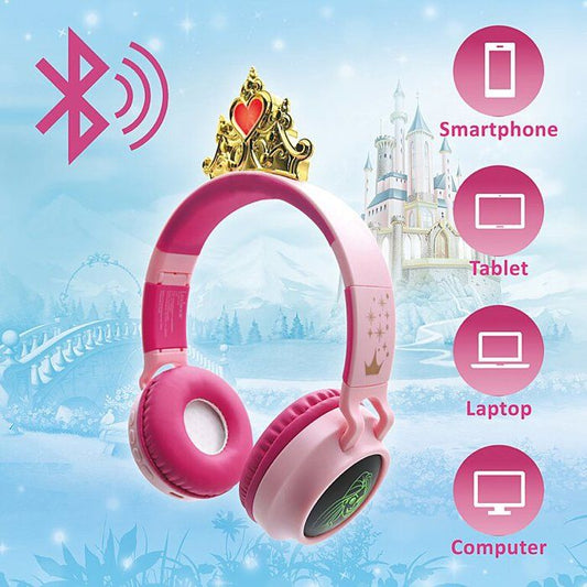 Disney Princesses Bluetooth Headphones with Light Effects
