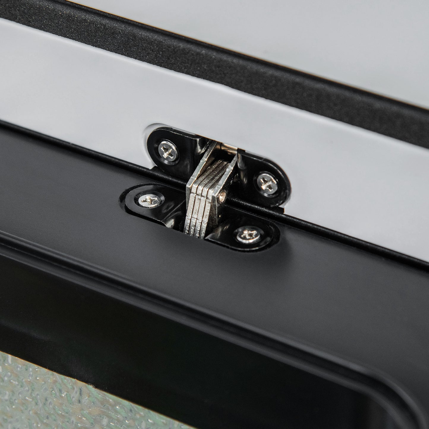 Outsunny Kühlbox Auto 50L mit LCD-Anzeige 2 Modi Kompressor Autokühlschrank mit Griffe Boot Camper Reisen 12/24V DC und 110-240V AC Grau+Schwarz