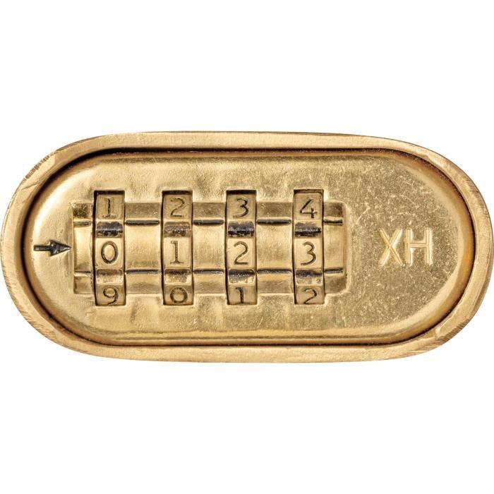 Combination padlock - ABUS - 180IB/50HB63 B/DFNLI - Forged brass body - Stainless steel shackle - Numerical code
