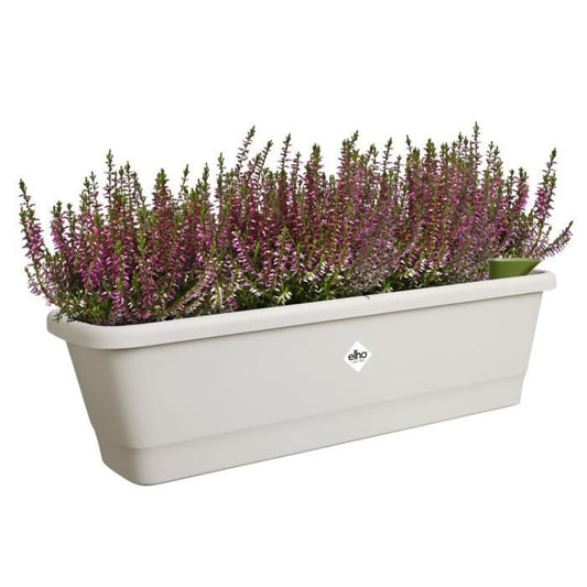 Elho Noa Balconiere L - Gray - L 65 x B 20 x H 18 cm - Outdoor balcony - 100% recycled