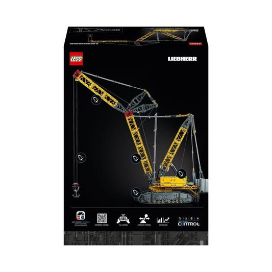 LEGO Technic 42146 Liebherr LR 13000 Crawler Crane, Remote Control Construction Machinery Model Kit, for Adults