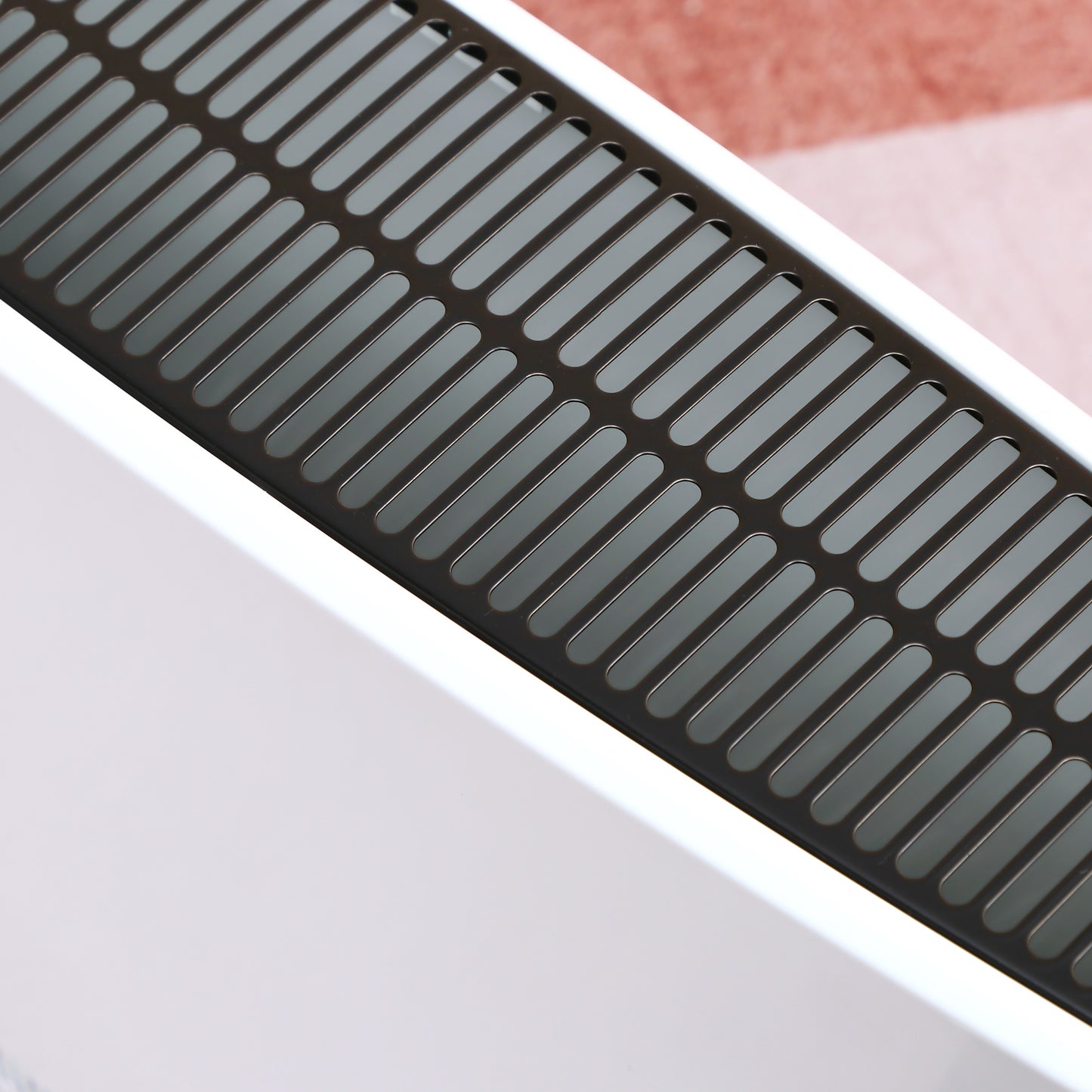 HOMCOM Elektroheizung 2000W Heizlüfter mit 3 Heizstufen Heizkörper mit LED-Anzeige, 24-Stunden-Timer Verstellbar Temperatur für 18 m²