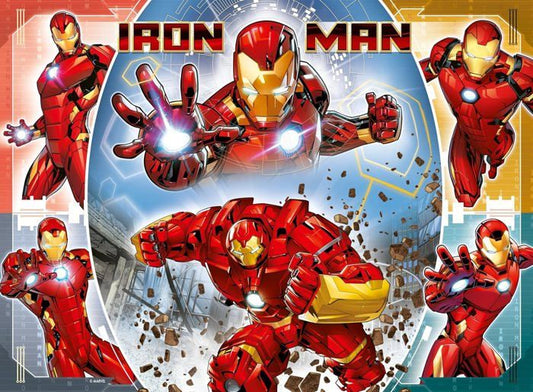 Puzzle 100 pieces XXL, The mighty Iron Man / Marvel Avengers, 00013377, From 6 years old, Ravensburger, MARVEL HEROES