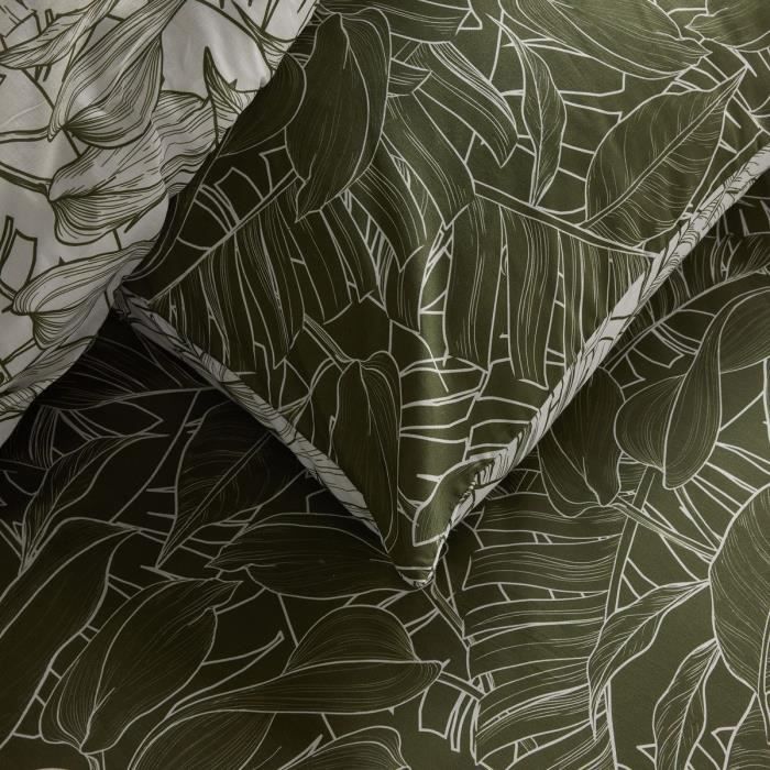 Bedding set - TODAY Crazy - Jungle print - 2 people - 220 x 240 cm - Green