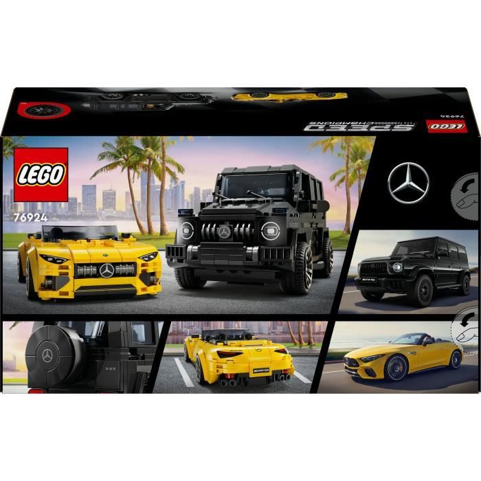 LEGO Speed Champions 76924 Mercedes-AMG G 63 and Mercedes-AMG SL 63, buildable cars